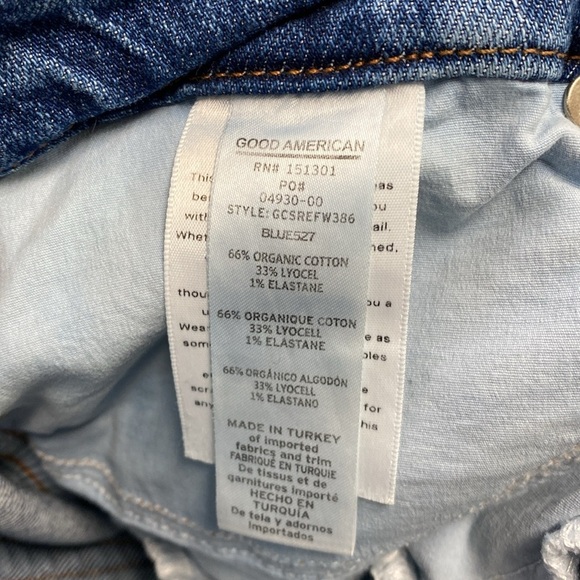 Good American GCSREFW386 Good Curve Straight Raw Hem - Picture 5 of 5